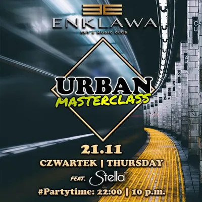 Urban Masterclass - Latino & R'n'B | CZWARTEK 21.11